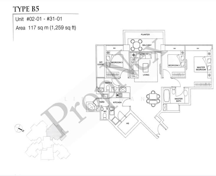The Vision, 59 West Coast Crescent, 3 Bedrooms, 1,259 sqft, Condominium For Rent, by Lim Ziwan, 500173870 - PropertyGuru.com.sg