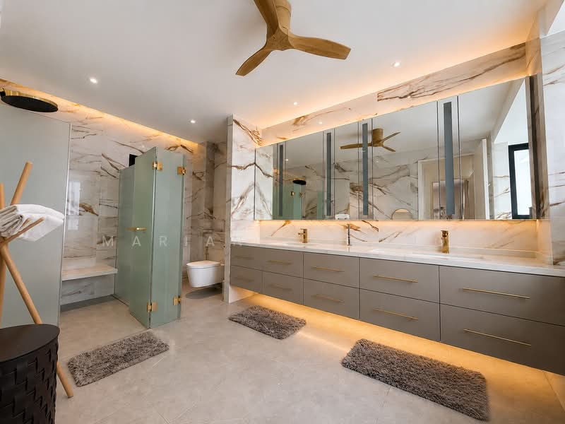 Serangoon Garden Estate, Braemar Drive, 5 Bedrooms, 4,200 sqft, Terraced House For Rent, by Marianne Terng, 500173898 - Master Bathroom - PropertyGuru.com.sg
