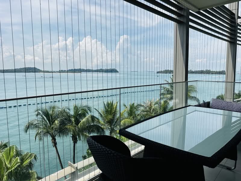 The Oceanfront @ Sentosa Cove, , 4 Bedrooms, 2,067 sqft, Condominium For Rent, by Dennis Kwok, 500173937 - Balcony - PropertyGuru.com.sg