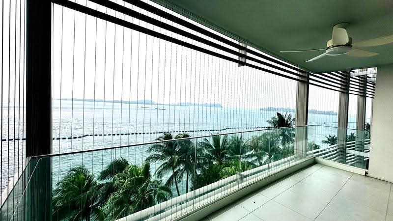 The Oceanfront @ Sentosa Cove, Harbourfront / Telok Blangah, 4 Bedrooms, 2,067 sqft, Condominium For Rent, by Dennis Kwok, 500173937 - Balcony - PropertyGuru.com.sg