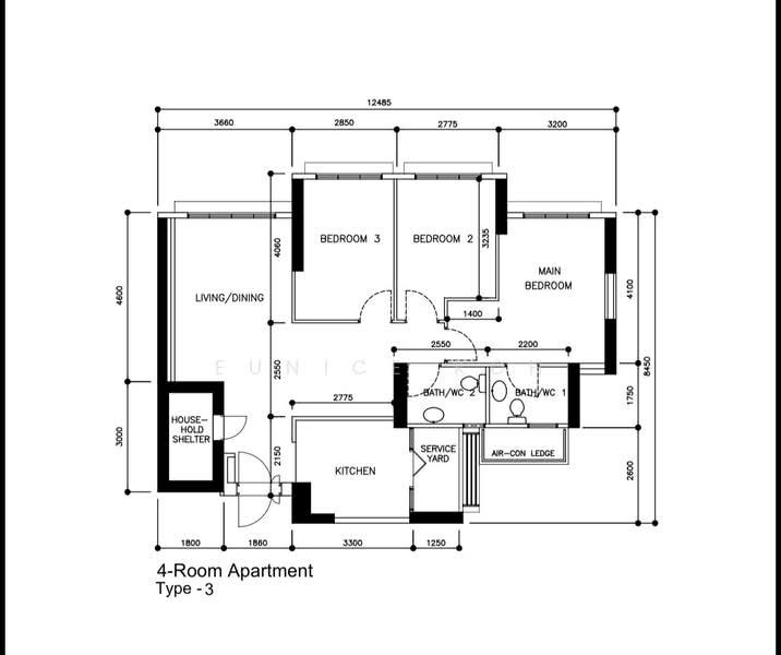 78 Lorong Limau, 78 Lorong Limau, 3 Bedrooms, 1,001 sqft, HDB Flat For Sale, by Eunice Koh, 500173947 - PropertyGuru.com.sg