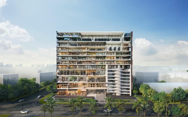 City Industrial Building, 71 Tannery Lane, 1,621 sqft, Light Industrial (B1) For Sale, by Joey Loh 罗雪慧, 500173994 - Exterior - CommercialGuru.com.sg
