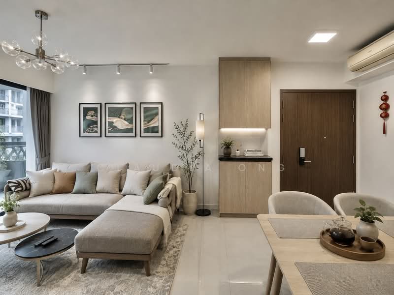 The Visionaire, 174 Canberra Drive, 3 Bedrooms, 980 sqft, Executive Condominium For Sale, by Claudia Ong, 500173997 - Living Room - PropertyGuru.com.sg