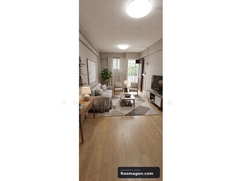 542 Ang Mo Kio Avenue 10, 542 Ang Mo Kio Avenue 10, 2 Bedrooms, 732 sqft, HDB Flat For Sale, by Shirley Tan, 500174026 - Virtual Staging - Living Room - PropertyGuru.com.sg