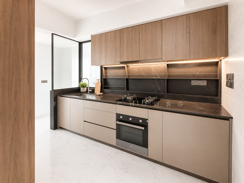 Sceneca Residence, Tanah Merah Kechil Link, 3 Bedrooms, 904 sqft, Condominium For Rent, by Fiona Choong, 500174034 - Kitchen - PropertyGuru.com.sg