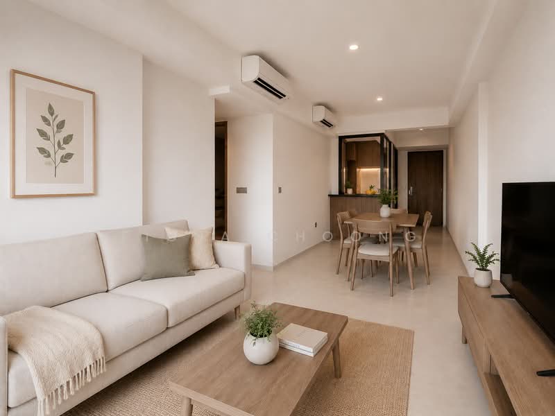 Sceneca Residence, Tanah Merah Kechil Link, 3 Bedrooms, 904 sqft, Condominium For Rent, by Fiona Choong, 500174034 - Living Room - PropertyGuru.com.sg