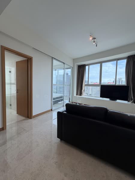 Tribeca by the Waterfront, 60 Kim Seng Road, 1 Bedroom, 570 sqft, Condominium For Rent, by Roseline Chan, 500174081 - Living Room - PropertyGuru.com.sg
