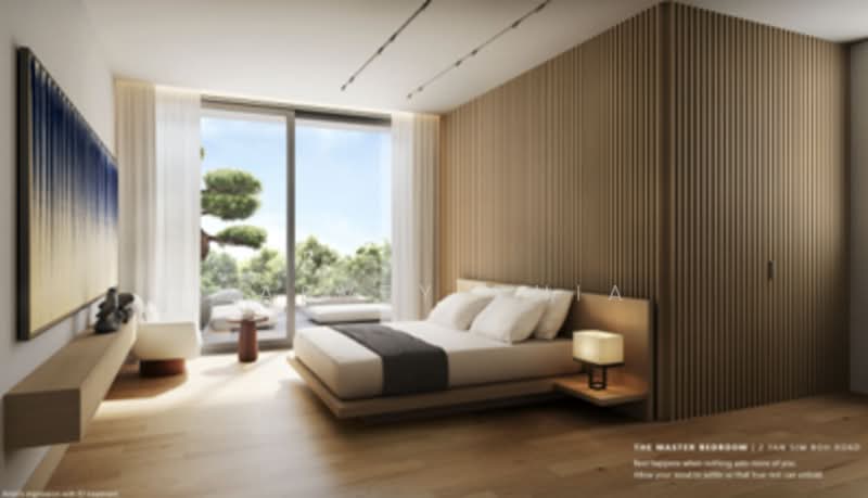 Brand new corner terrace house in D11, , 5 Bedrooms, 5,700 sqft, Corner Terrace For Sale, by Harvey Chia, 500174110 - Master Bedroom - PropertyGuru.com.sg