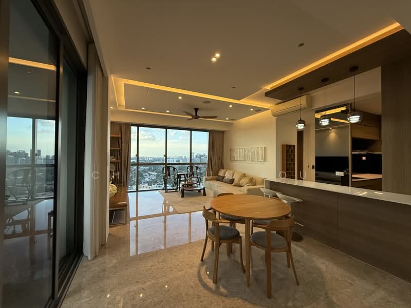 Echelon, 9 Alexandra View, 3 Bedrooms, 1,292 sqft, Condominium For Rent, by Chen Cun You, 500174213 - Living Room - PropertyGuru.com.sg