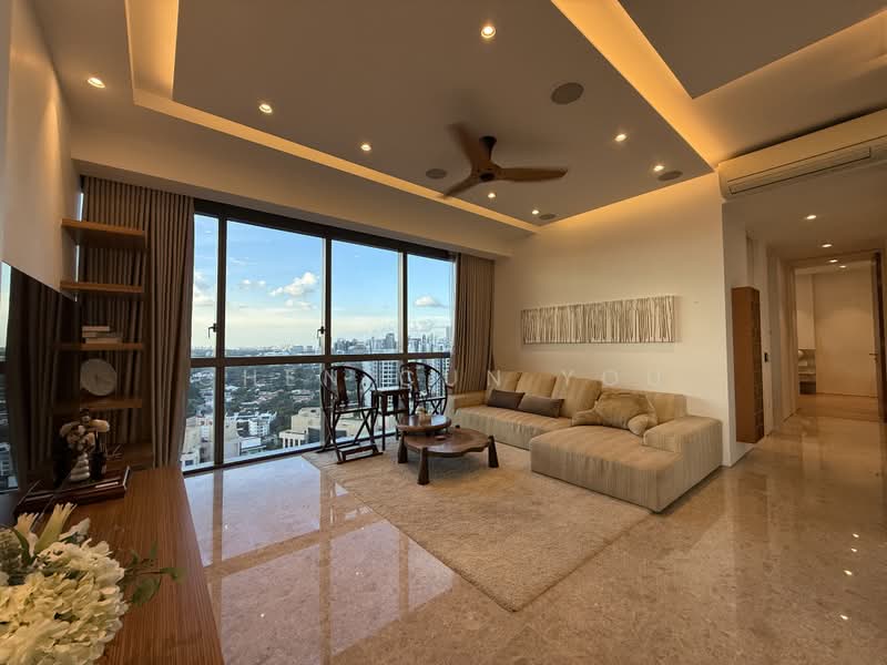 Echelon, 9 Alexandra View, 3 Bedrooms, 1,292 sqft, Condominium For Rent, by Chen Cun You, 500174213 - Living Room - PropertyGuru.com.sg