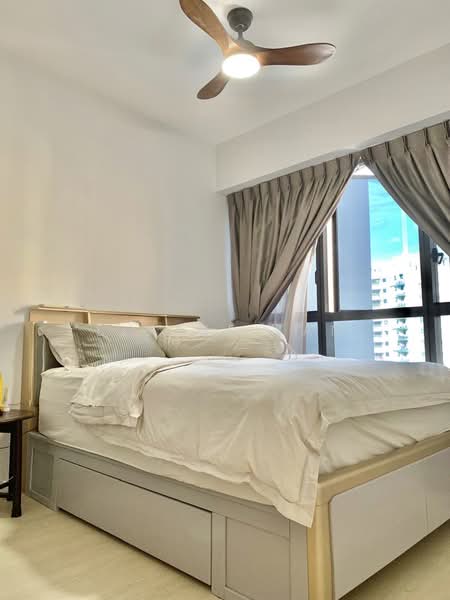 Riverfront Residences, 41 Hougang Avenue 7, 2 Bedrooms, 614 sqft, Condominium For Rent, by Elaine Tan, 500174289 - Bedroom - PropertyGuru.com.sg