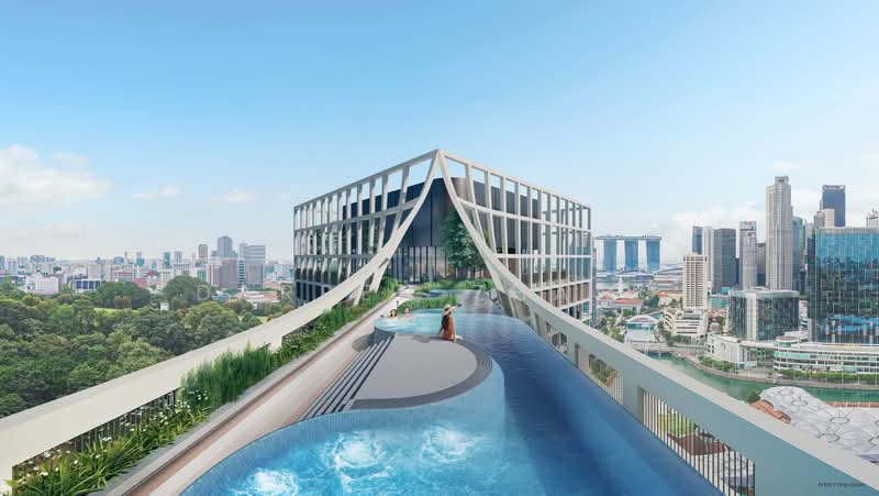 CanningHill Piers, 5 Clarke Quay, 3 Bedrooms, 1,259 sqft, Condominium For Sale, by Darren Zhang, 500174292 - Pool - PropertyGuru.com.sg