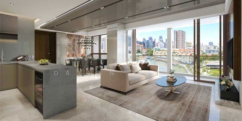CanningHill Piers, 5 Clarke Quay, 3 Bedrooms, 1,259 sqft, Condominium For Sale, by Darren Zhang, 500174292 - Kitchen - PropertyGuru.com.sg