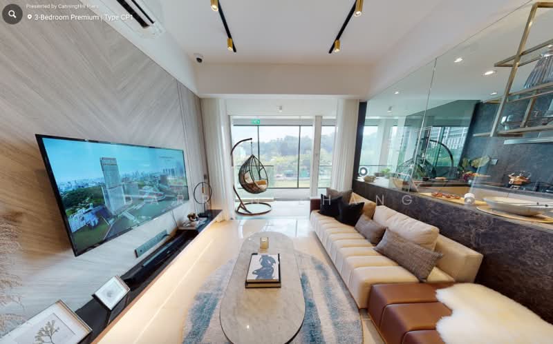 CanningHill Piers, 5 Clarke Quay, 3 Bedrooms, 1,259 sqft, Condominium For Sale, by Darren Zhang, 500174292 - Living Room - PropertyGuru.com.sg