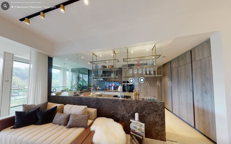 CanningHill Piers, 5 Clarke Quay, 3 Bedrooms, 1,259 sqft, Condominium For Sale, by Darren Zhang, 500174292 - Living Room - PropertyGuru.com.sg