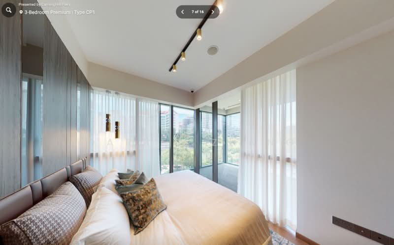 CanningHill Piers, 5 Clarke Quay, 3 Bedrooms, 1,259 sqft, Condominium For Sale, by Darren Zhang, 500174292 - Bedroom - PropertyGuru.com.sg