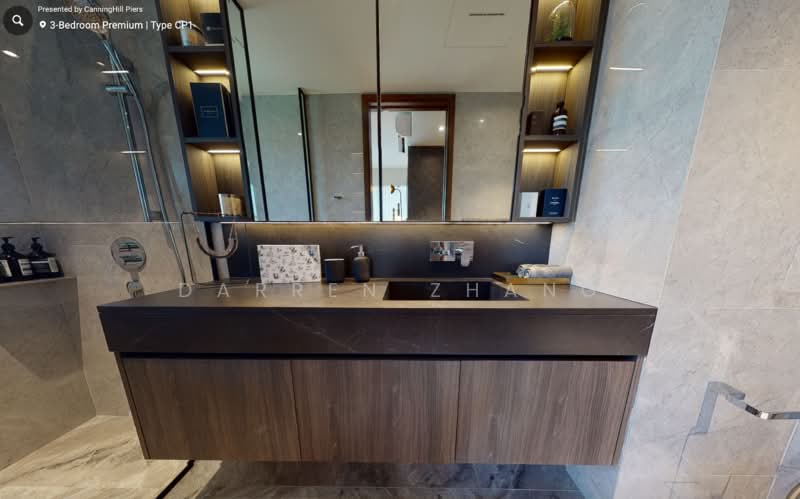 CanningHill Piers, 5 Clarke Quay, 3 Bedrooms, 1,259 sqft, Condominium For Sale, by Darren Zhang, 500174292 - Bathroom - PropertyGuru.com.sg