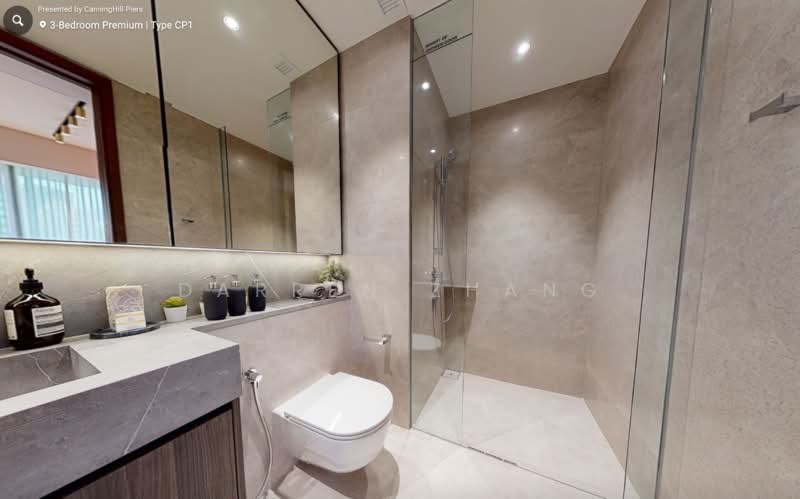 CanningHill Piers, 5 Clarke Quay, 3 Bedrooms, 1,259 sqft, Condominium For Sale, by Darren Zhang, 500174292 - Bathroom - PropertyGuru.com.sg