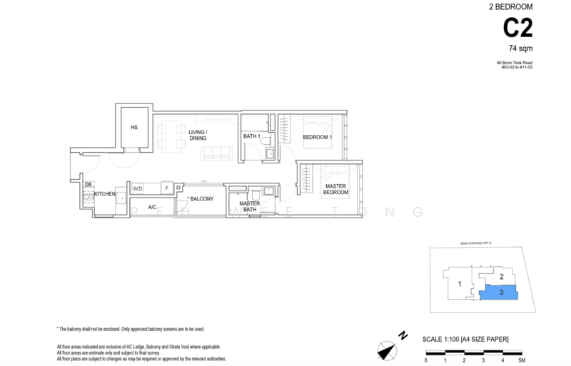 The Bronze, 46 Boon Teck Road, 2 Bedrooms, 774 sqft, Apartment For Sale, by Peh Wee Tong, 500174349 - PropertyGuru.com.sg