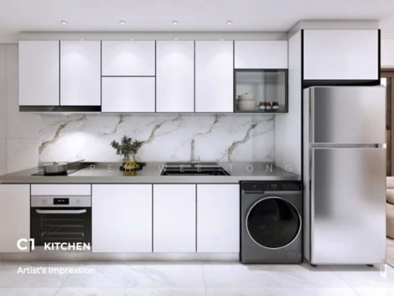 The Bronze, 46 Boon Teck Road, 2 Bedrooms, 774 sqft, Apartment For Sale, by Peh Wee Tong, 500174349 - Kitchen - PropertyGuru.com.sg
