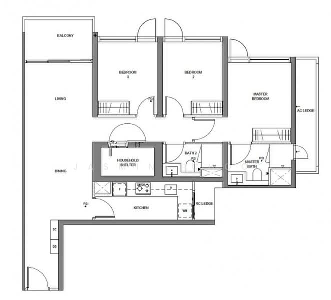 Midtown Modern, 16 Tan Quee Lan Street, 3 Bedrooms, 1,066 sqft, Condominium For Sale, by Jasmine Choo, 500174400 - PropertyGuru.com.sg