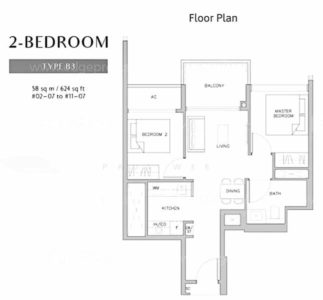 Juniper Hill, 39 Ewe Boon Road, 2 Bedrooms, 624 sqft, Condominium For Sale, by Paul Wee, 500174455 - PropertyGuru.com.sg