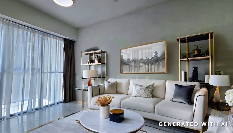 The Alps Residences, Tampines Avenue 10, 2 Bedrooms, 700 sqft, Condominium For Sale, by Elias Er, 500174462 - Living Room - PropertyGuru.com.sg