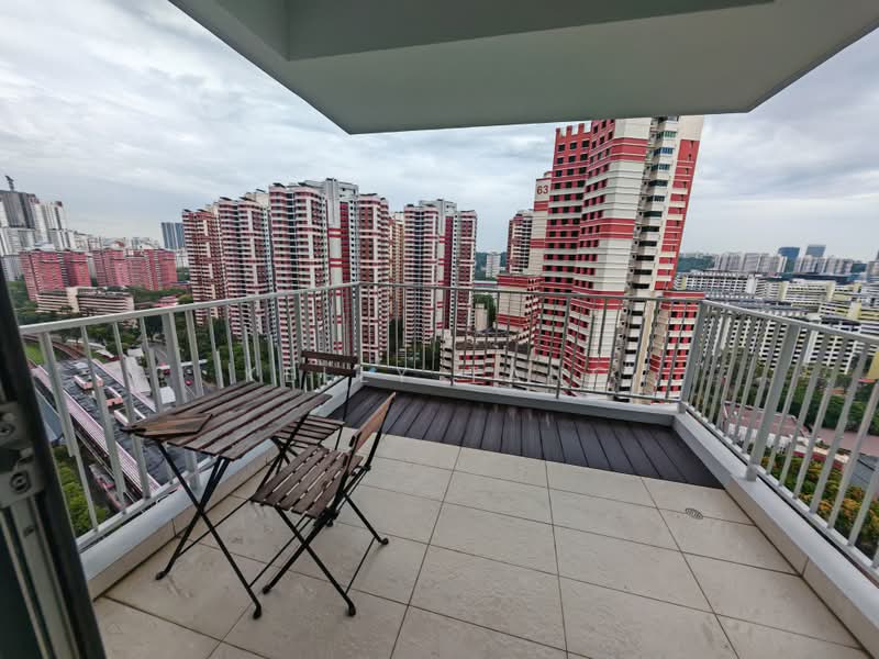 The Metropolitan Condominium, 6 Alexandra View, 2 Bedrooms, 1,033 sqft, Condominium For Rent, by Kelly Tang, 500174534 - Balcony - PropertyGuru.com.sg