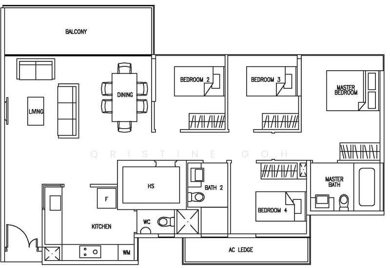 Austville Residences, 11 Sengkang East Avenue, 4 Bedrooms, 1,227 sqft, Executive Condominium For Sale, by Qristine Goh, 500174553 - PropertyGuru.com.sg
