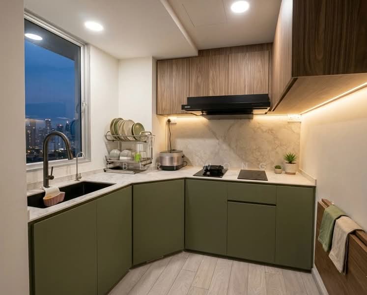 Esta Ruby, 500 Guillimard Road, 3 Bedrooms, 1,130 sqft, Condominium For Sale, by Albert Wong, 500174621 - Kitchen - PropertyGuru.com.sg