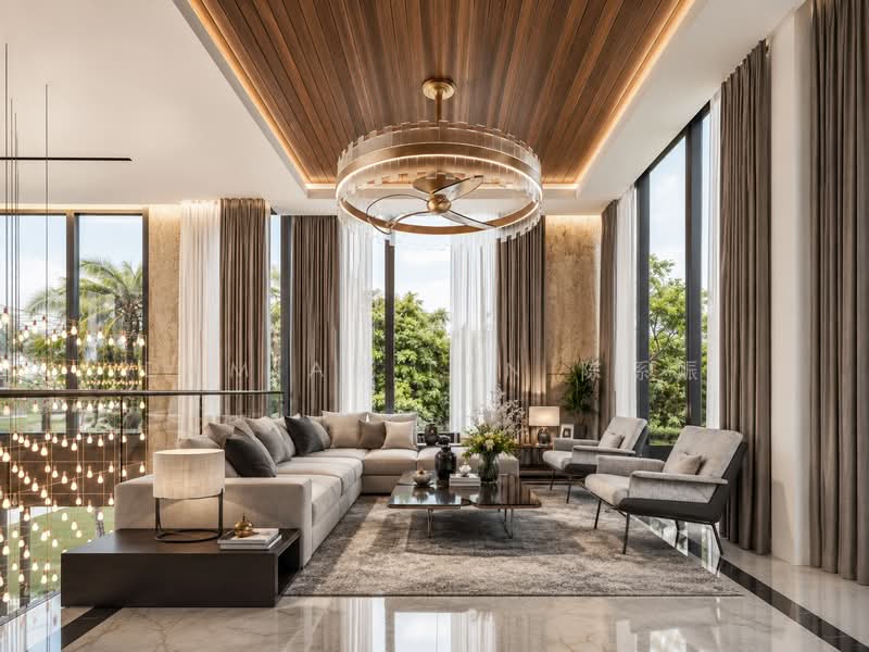 ⭐️RARE BRAND NEW DETACHED WITHIN 1 KM OF NYPS & RGPS | NEAR TAN KAH KEE MRT, BOTANIC GARDEN & MKT⭐️, Duchess Avenue Coronation Princess Of Wales King's Queen's Prince Duke's Tan Kim Cheng Kingsmead, 7 Bedrooms, 9,346 sqft, Detached House For Sale, by Damian Tan 陈係赈, 500174702 - Living Room - PropertyGuru.com.sg
