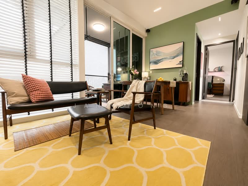 Principal Garden, 91 Prince Charles Crescent, 2 Bedrooms, 807 sqft, Condominium For Sale, by Jane Fong, 500174736 - Living Room - PropertyGuru.com.sg