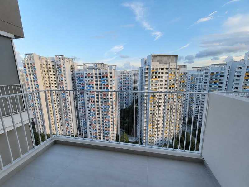High Park Residences, 27 Fernvale Road, 1 Bedroom, 463 sqft, Condominium For Rent, by Jackson Tan 陈涣乐, 500174759 - Balcony - PropertyGuru.com.sg