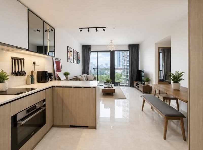 The Atelier, 2 Makeway Avenue, 2 Bedrooms, 872 sqft, Condominium For Sale, by Charlotte Lim, 500174782 - Kitchen - PropertyGuru.com.sg