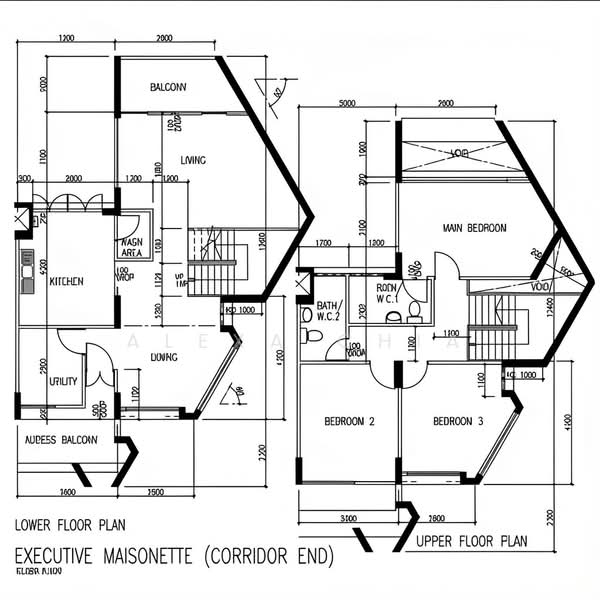 Rare Corridor Corner Executive Maisonette | 1,734 sqft | Very High Floor, 115 Clementi Street 13, 4 Bedrooms, 1,734 sqft, HDB Flat For Sale, by Alexa Chia, 500174810 - PropertyGuru.com.sg