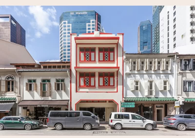 2Storey F&B / Restaurant / Bar Shophouse at Boon Tat Street, Boon Tat, 3,442 sqft, Food & Beverage For Rent, by Jason Choo 朱均庭, 500174849 - Exterior - CommercialGuru.com.sg