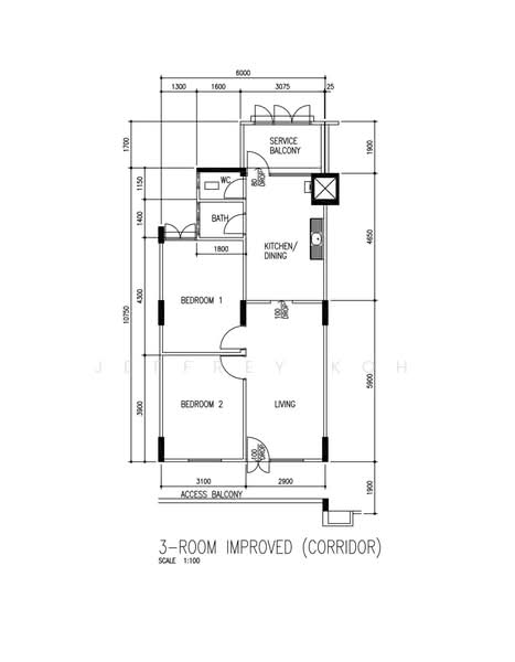 4 Lorong Lew Lian, 4 Lorong Lew Lian, 2 Bedrooms, 689 sqft, HDB Flat For Sale, by Jeffrey Koh, 500174877 - PropertyGuru.com.sg