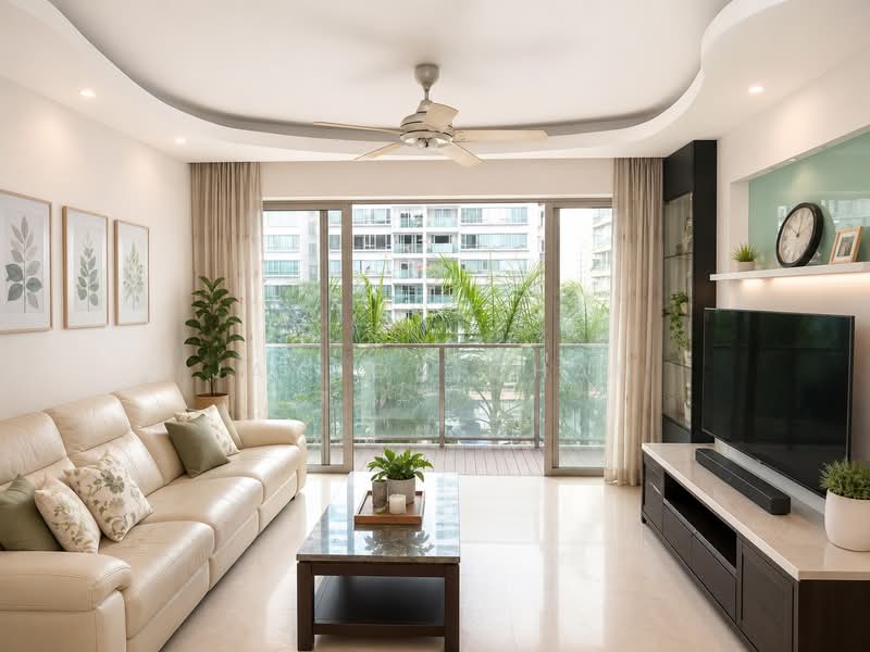 The Centris, 71 Jurong West Central 3, 4 Bedrooms, 1,442 sqft, Condominium For Sale, by Jayson Chan, 500174942 - Living Room - PropertyGuru.com.sg