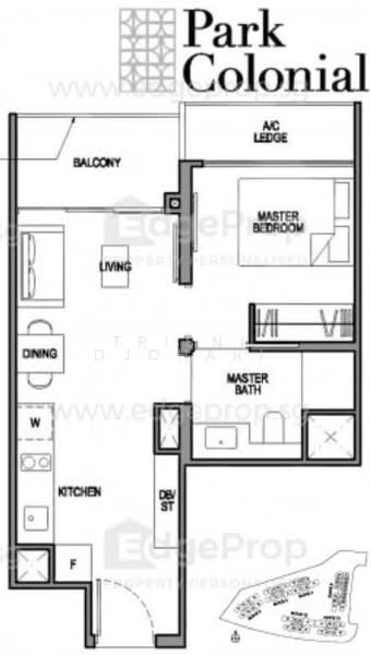 Park Colonial, 2 Woodleigh Lane, 1 Bedroom, 463 sqft, Condominium For Rent, by Trisni Djohari, 500174967 - PropertyGuru.com.sg