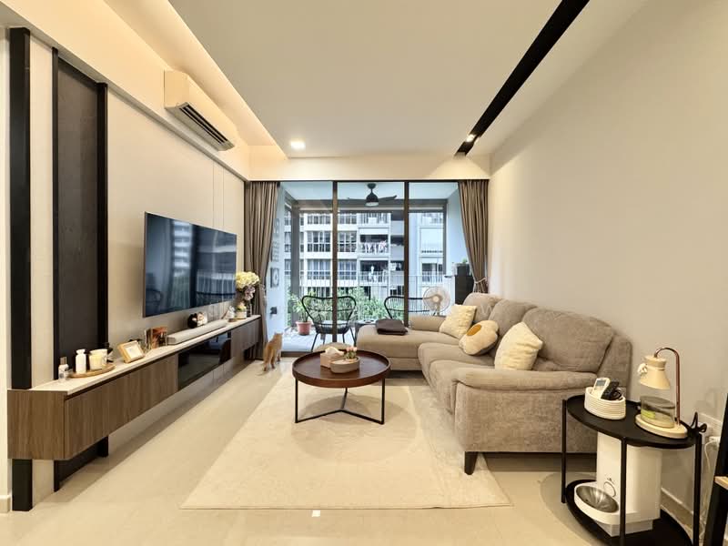 Rivercove Residences EC, 30 Anchorvale Ln, 3 Bedrooms, 958 sqft, Condominium For Sale, by Shawn Low, 500174988 - Living Room - PropertyGuru.com.sg