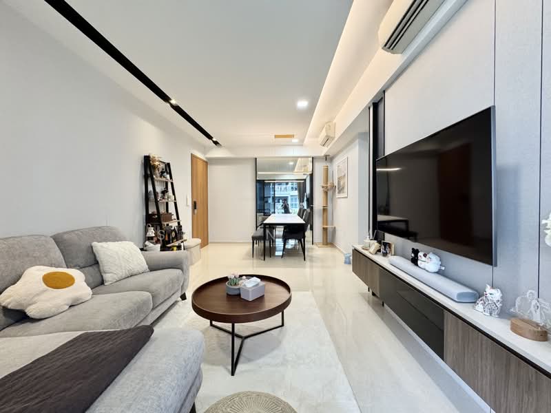 Rivercove Residences EC, 30 Anchorvale Ln, 3 Bedrooms, 958 sqft, Condominium For Sale, by Shawn Low, 500174988 - Living Room - PropertyGuru.com.sg