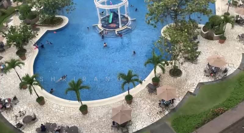 Parc Vista, 462 Corporation Road, 3 Bedrooms, 1,259 sqft, Condominium For Sale, by Shrirang Kelkar, 500175021 - Pool View from Bedroom - PropertyGuru.com.sg