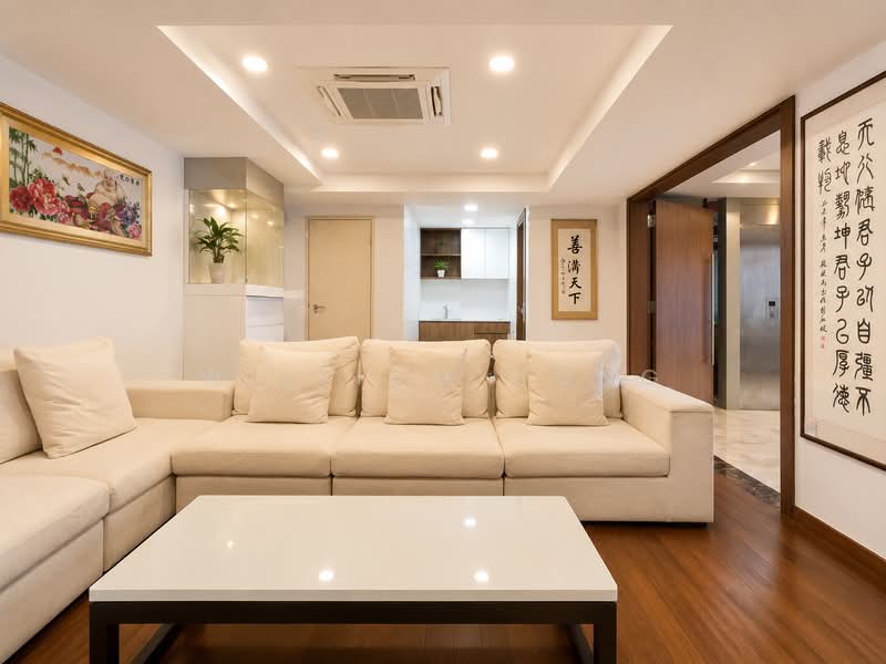 Wide Frontage Semi-D with basement, lift, and 6 ensuites near Serangoon Gardens Circle, Wide Frontage Semi-D with basement, lift, and 6 ensuites near Serangoon Gardens Circle, 7 Bedrooms, 5,880 sqft, Semi-Detached House For Sale, by William Hong, 500175032 - Living Room - PropertyGuru.com.sg