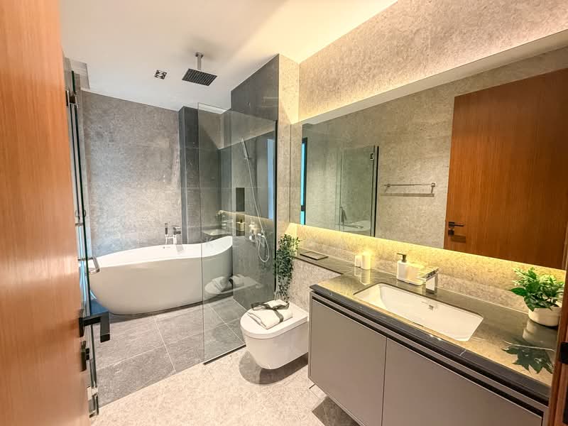 Brand New 3+Attic Terrace Near Sembawang Park, Jalan Sankam, 5 Bedrooms, 4,834 sqft, Terraced House For Sale, by Ken Wu, 500175043 - Bathroom - PropertyGuru.com.sg