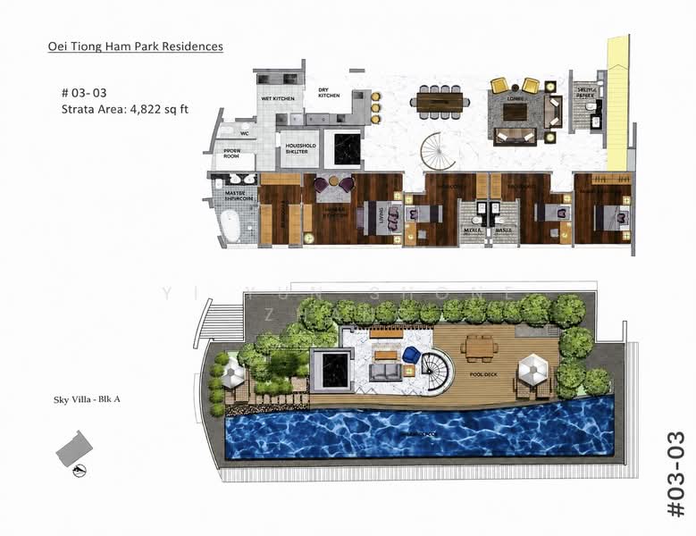 Holland Village MRT, 29 Oei Tiong Ham Park Residences, Six Avenue, Botanic Garden, Bukit Timah, Oei Tiong Ham Park, 4 Bedrooms, 4,822 sqft, Cluster House For Rent, by Yi Yun Shone Zhang, 500175050 - PropertyGuru.com.sg