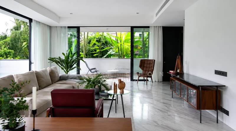 Holland Village MRT, 29 Oei Tiong Ham Park Residences, Six Avenue, Botanic Garden, Bukit Timah, Oei Tiong Ham Park, 4 Bedrooms, 4,822 sqft, Cluster House For Rent, by Yi Yun Shone Zhang, 500175050 - Living Room - PropertyGuru.com.sg
