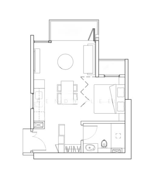 Kallang Riverside, 51 Kampong Bugis, 1 Bedroom, 517 sqft, Condominium For Rent, by Fendy Lee, 500175066 - PropertyGuru.com.sg