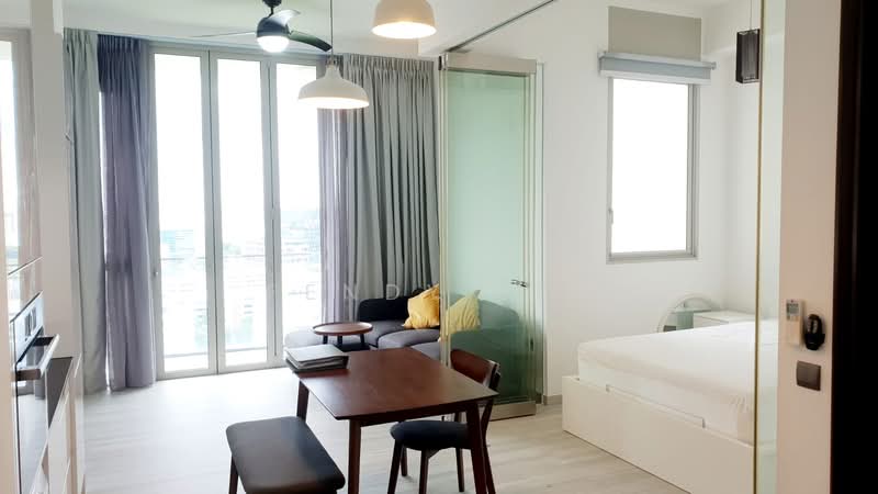 Kallang Riverside, 51 Kampong Bugis, 1 Bedroom, 517 sqft, Condominium For Rent, by Fendy Lee, 500175066 - Living Room - PropertyGuru.com.sg