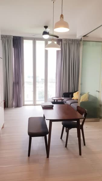 Kallang Riverside, 51 Kampong Bugis, 1 Bedroom, 517 sqft, Condominium For Rent, by Fendy Lee, 500175066 - Living Room - PropertyGuru.com.sg