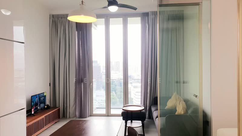 Kallang Riverside, 51 Kampong Bugis, 1 Bedroom, 517 sqft, Condominium For Rent, by Fendy Lee, 500175066 - Living Room - PropertyGuru.com.sg